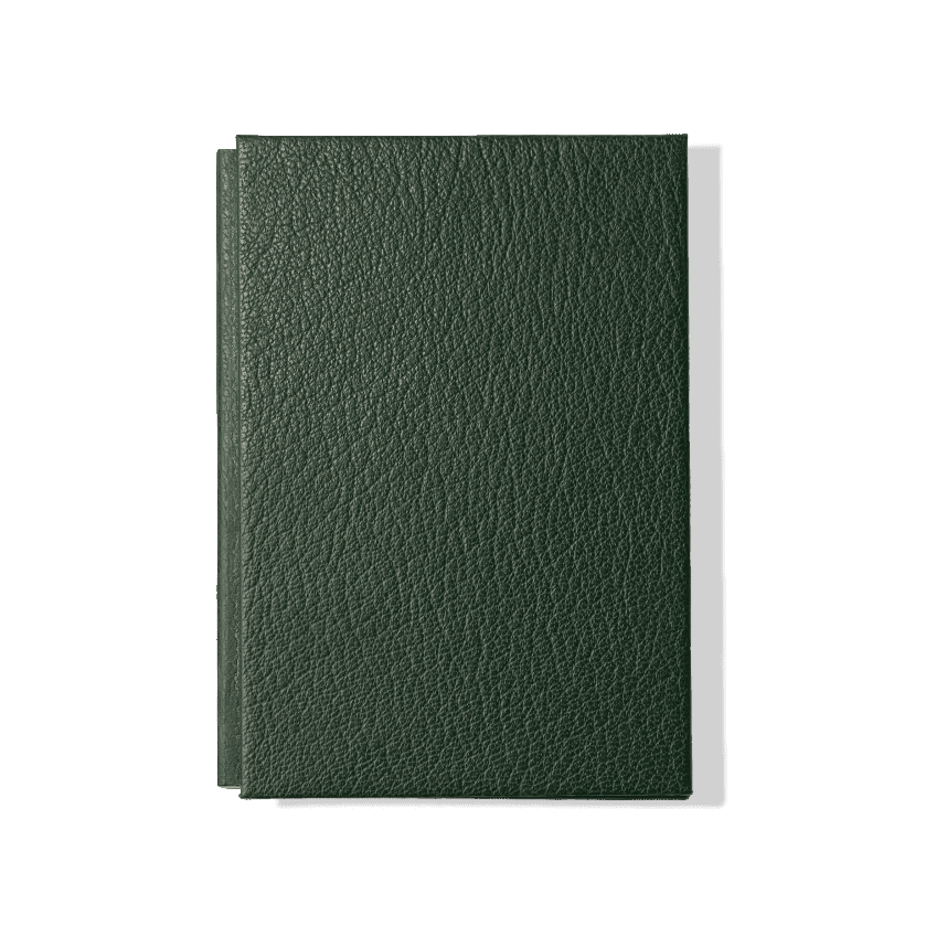 Papier Royal - Royal Notebook A6 Dark Green Leather - Papier Royal