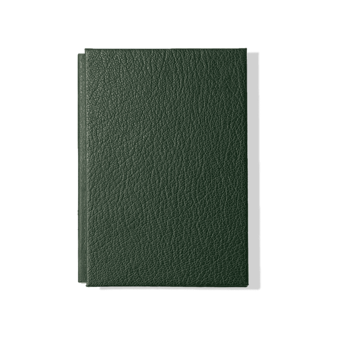 Papier Royal - Royal Notebook A6 Dark Green Leather - Papier Royal
