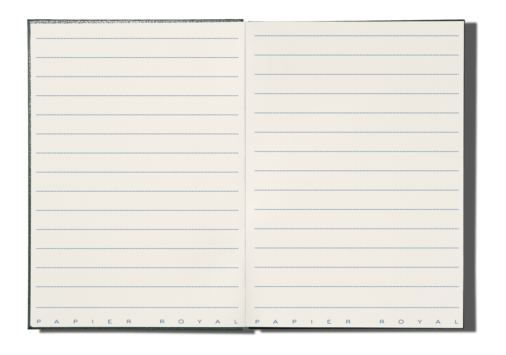 Papier Royal - Royal Notebook A6 Dark Green Leather - Papier Royal