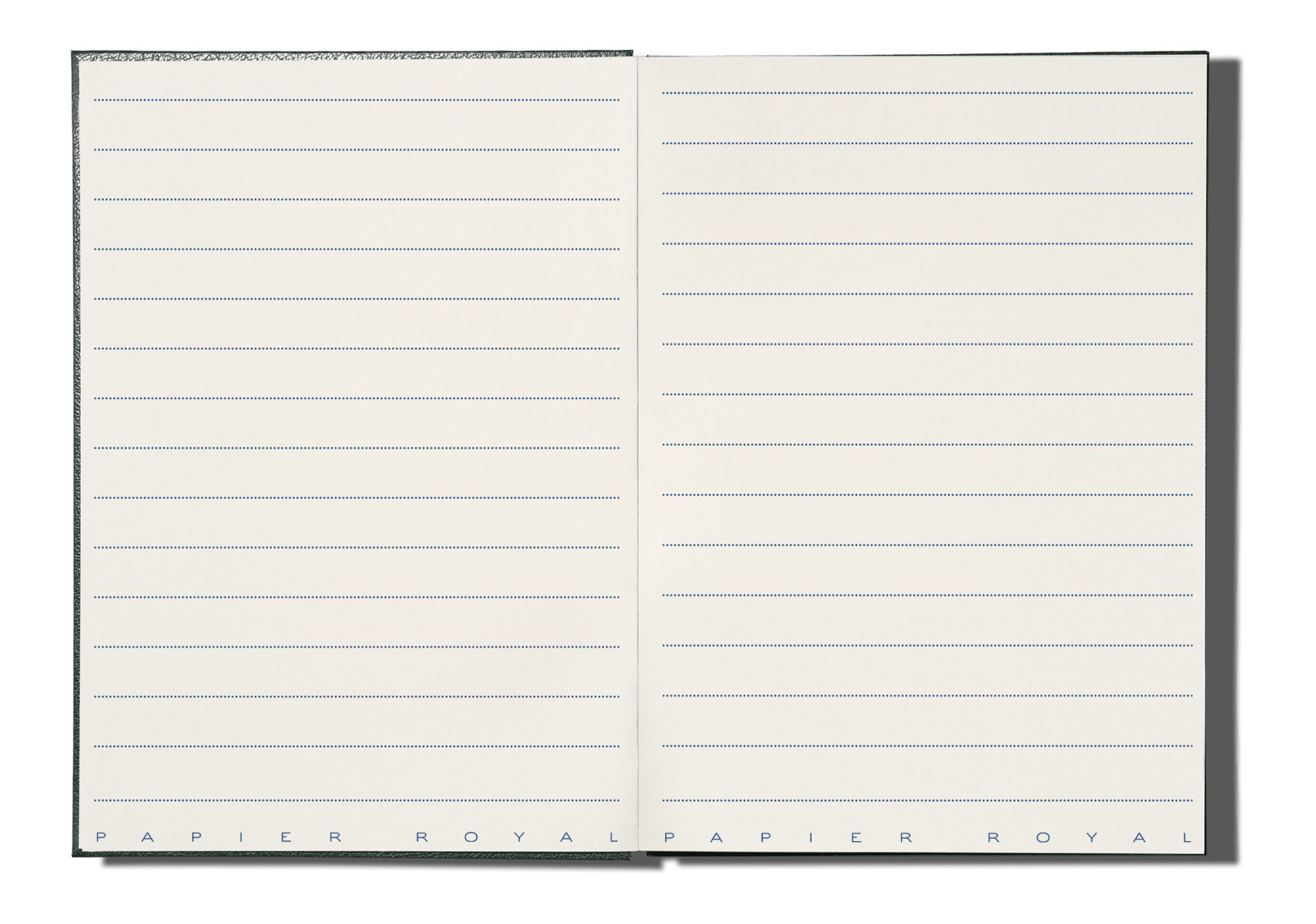 Papier Royal - Royal Notebook A6 Dark Green Leather - Papier Royal