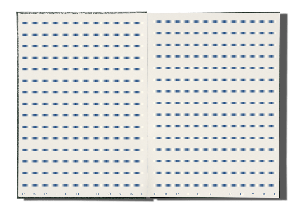 Papier Royal - Royal Notebook A6 Dark Green Leather - Papier Royal