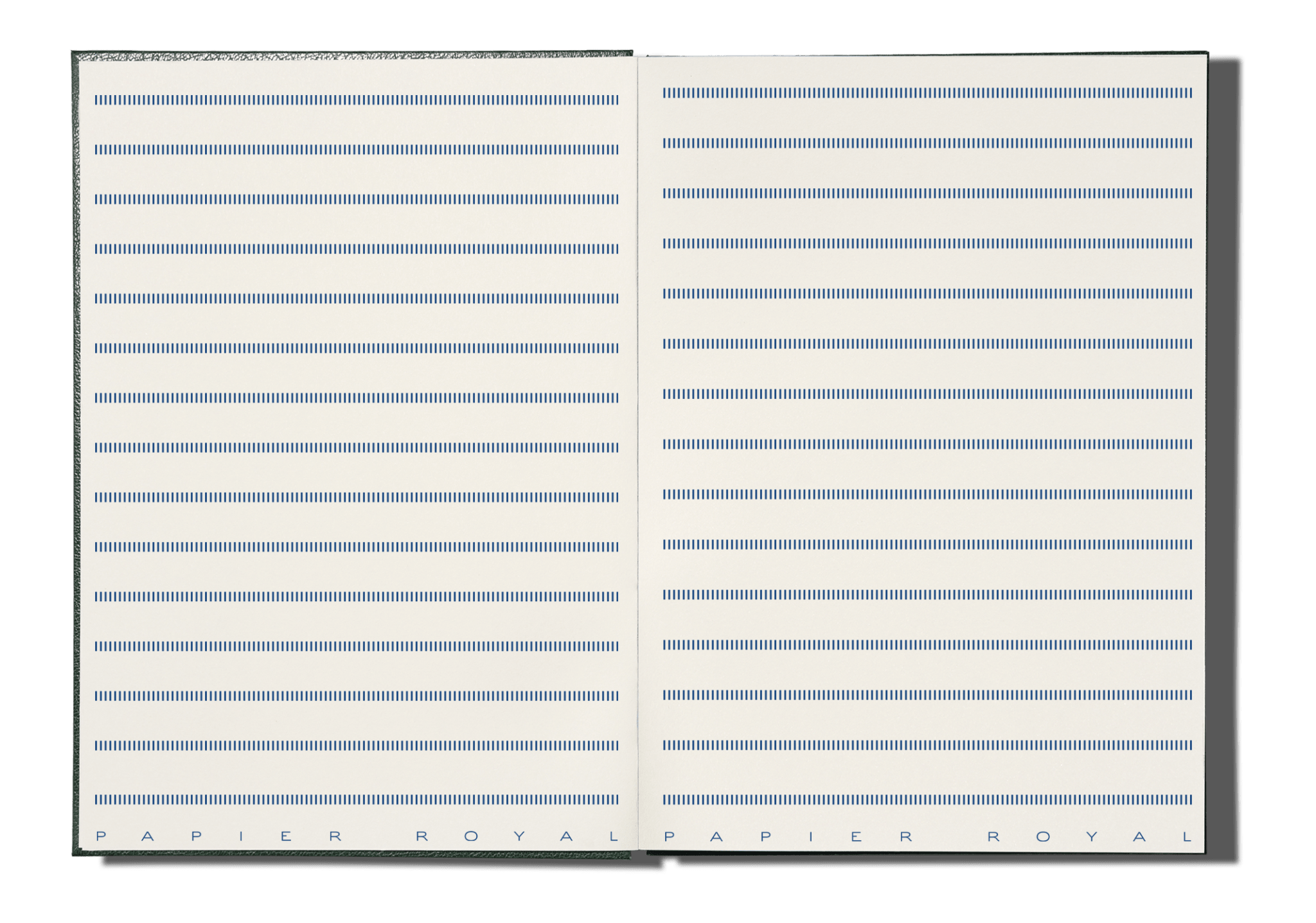 Papier Royal - Royal Notebook A6 Dark Green Leather - Papier Royal