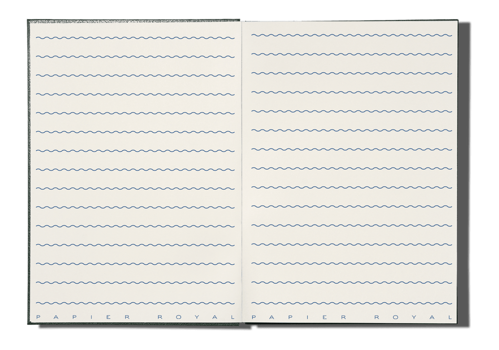 Papier Royal - Royal Notebook A6 Dark Green Leather - Papier Royal