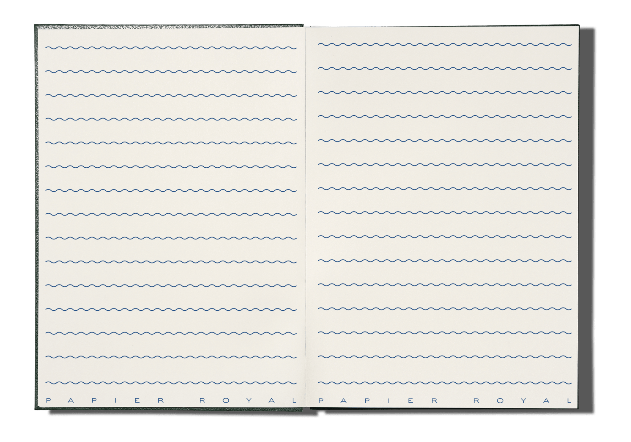 Papier Royal - Royal Notebook A6 Dark Green Leather - Papier Royal
