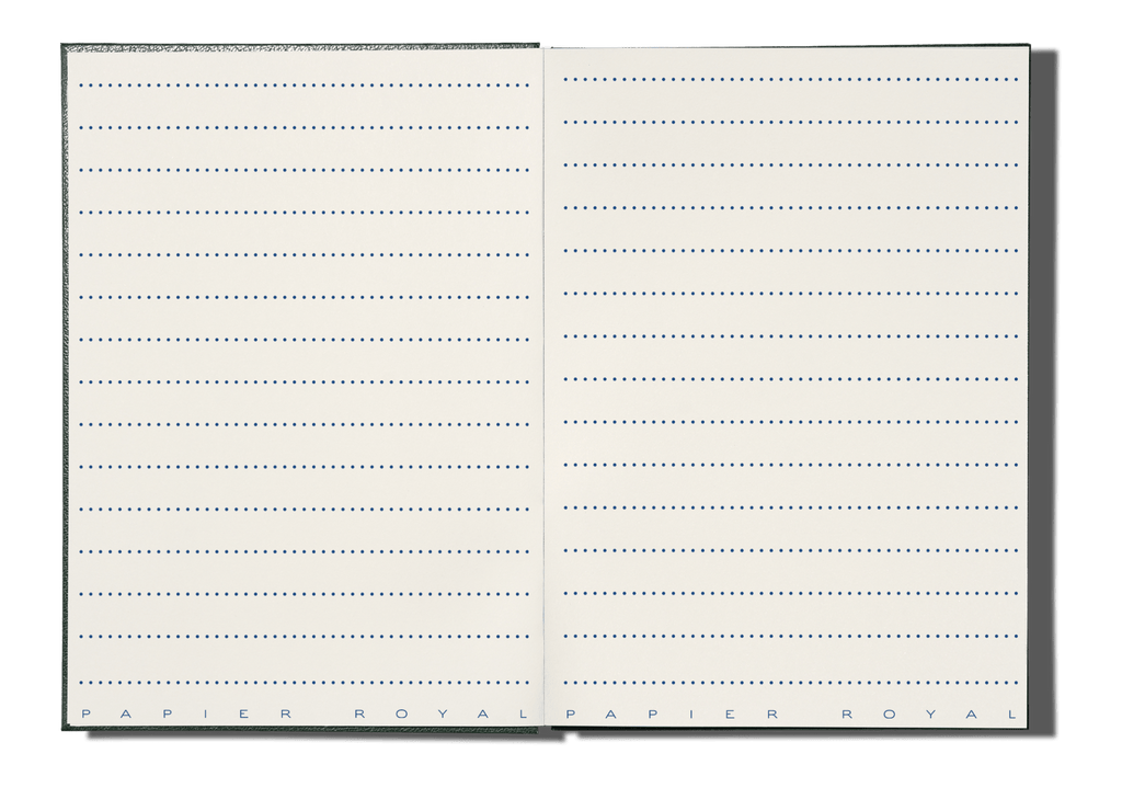 Papier Royal - Royal Notebook A6 Dark Green Leather - Papier Royal