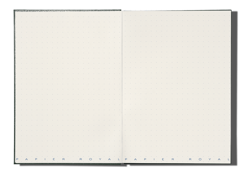 Papier Royal - Royal Notebook A6 Dark Green Leather - Papier Royal