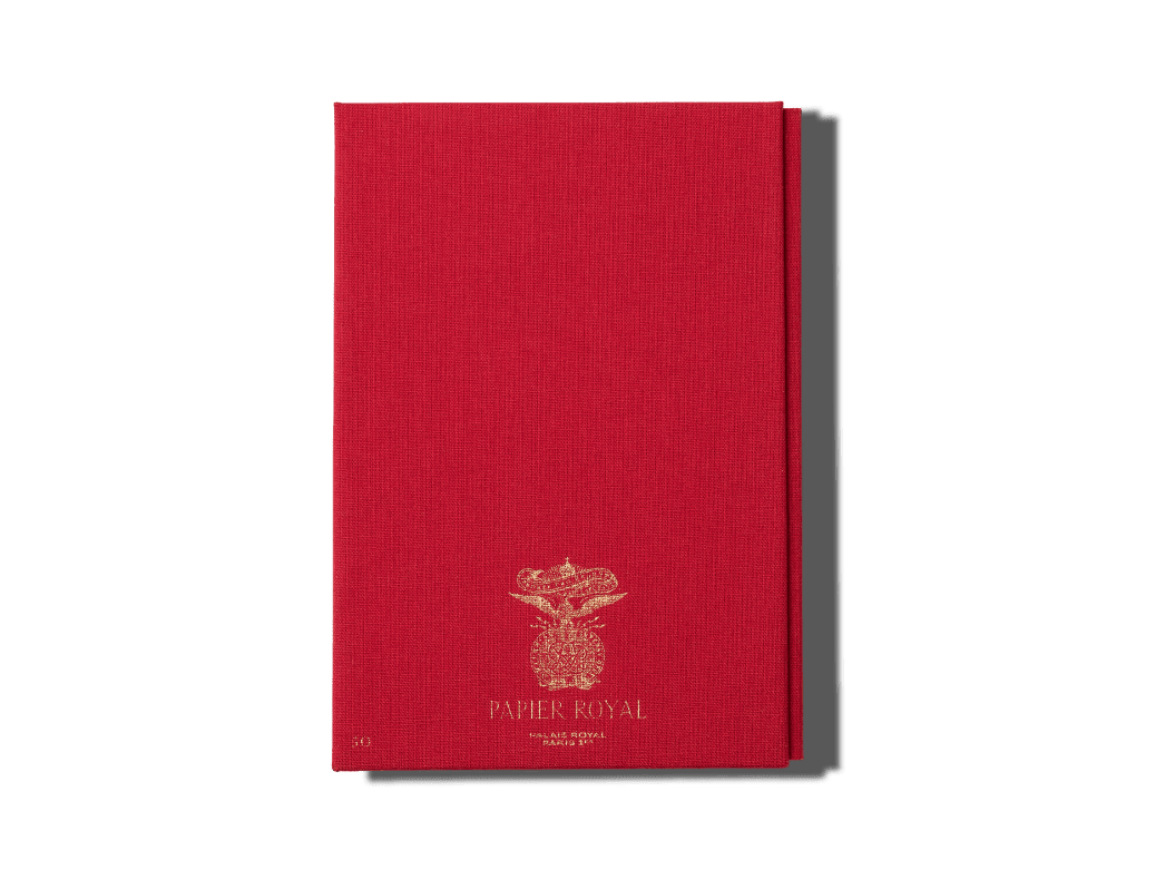 Papier Royal - Royal Notebook A6 Dark Red Canvas - Papier Royal