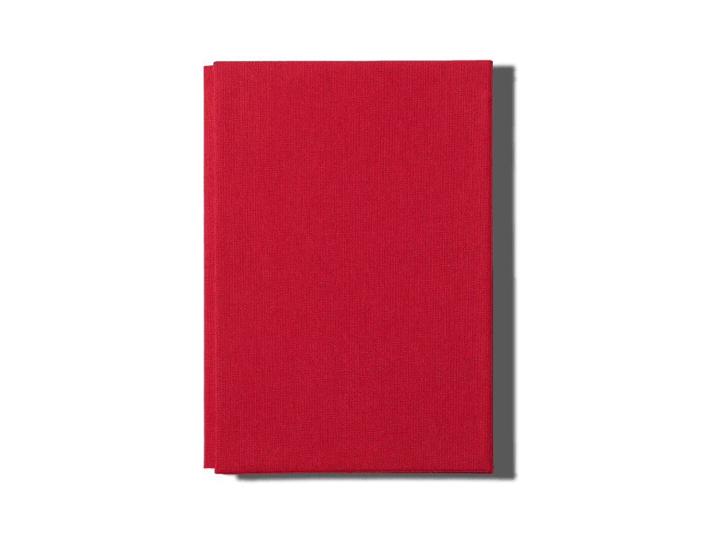 Papier Royal - Royal Notebook A6 Dark Red Canvas - Papier Royal