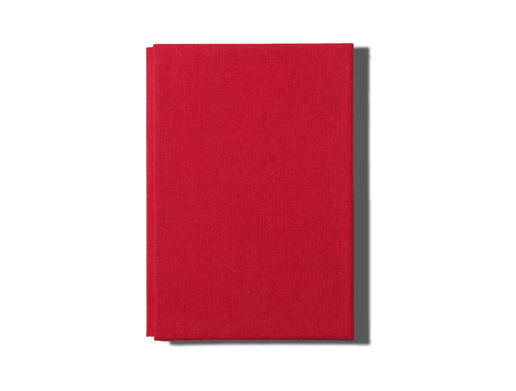 Papier Royal - Royal Notebook A6 Dark Red Canvas - Papier Royal