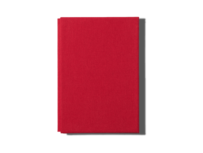 Papier Royal - Royal Notebook A6 Dark Red Canvas - Papier Royal