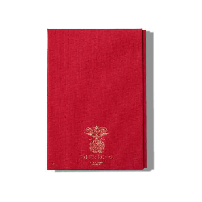 Papier Royal - Royal Notebook A6 Dark Red Canvas - Papier Royal