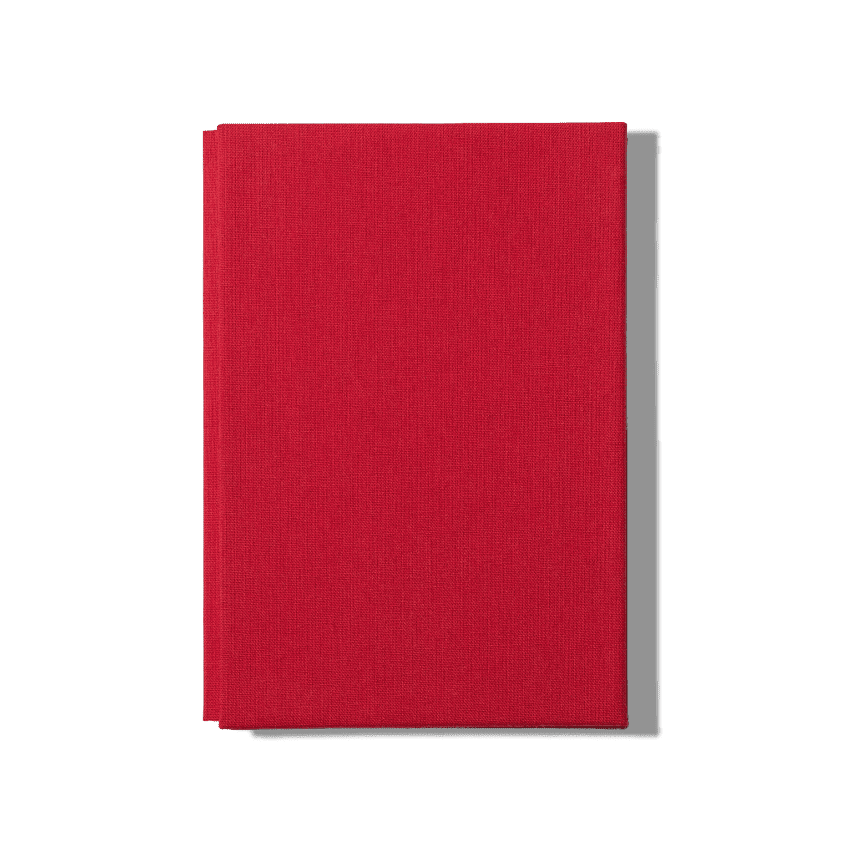 Papier Royal - Royal Notebook A6 Dark Red Canvas - Papier Royal
