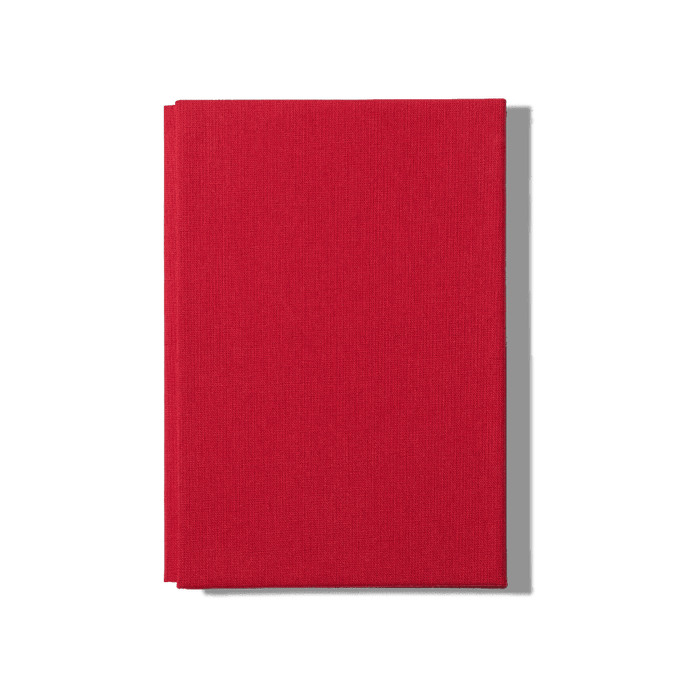 Papier Royal - Royal Notebook A6 Dark Red Canvas - Papier Royal