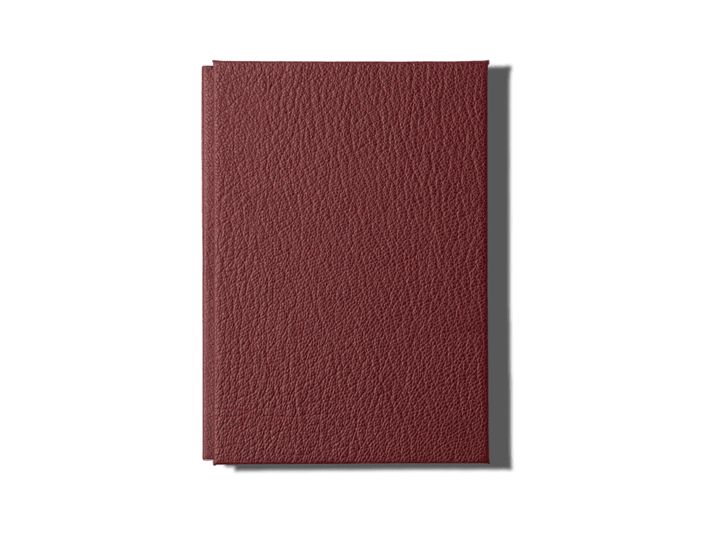 Papier Royal - Royal Notebook A6 Dark Red Leather - Papier Royal