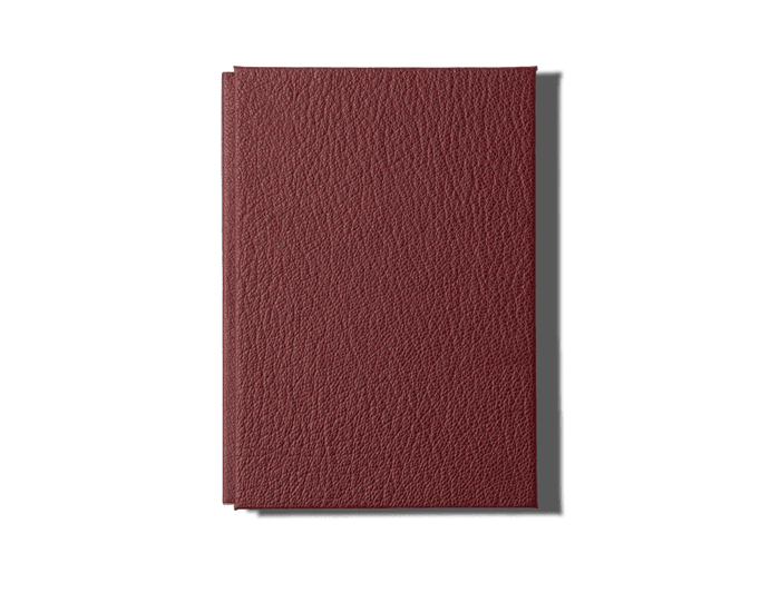 Papier Royal - Royal Notebook A6 Dark Red Leather - Papier Royal