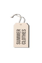 Papier Royal - "Summer Clothes" Hang Tag - Papier Royal