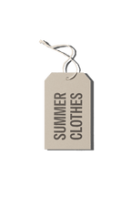 Papier Royal - "Summer Clothes" Hang Tag - Papier Royal