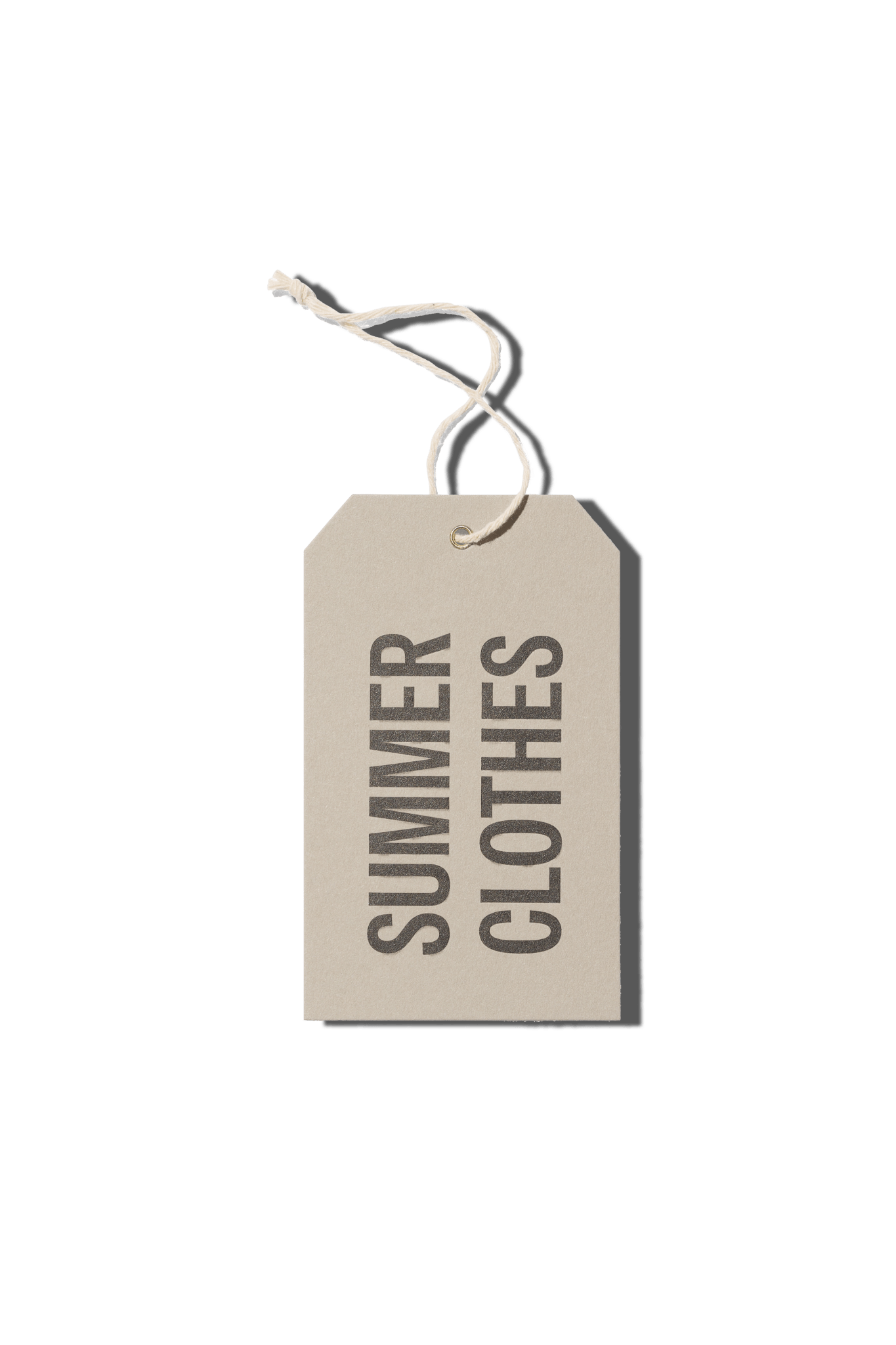 Papier Royal - "Summer Clothes" Hang Tag - Papier Royal