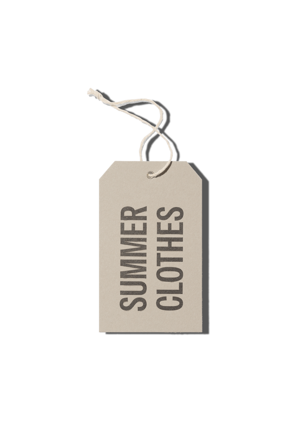Papier Royal - "Summer Clothes" Hang Tag - Papier Royal