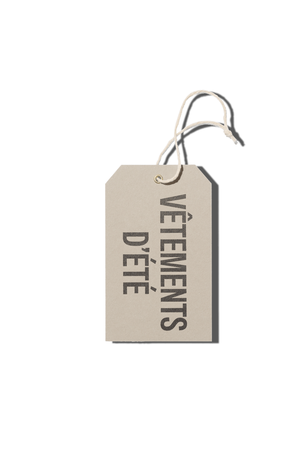 Papier Royal - "Summer Clothes" Hang Tag - Papier Royal