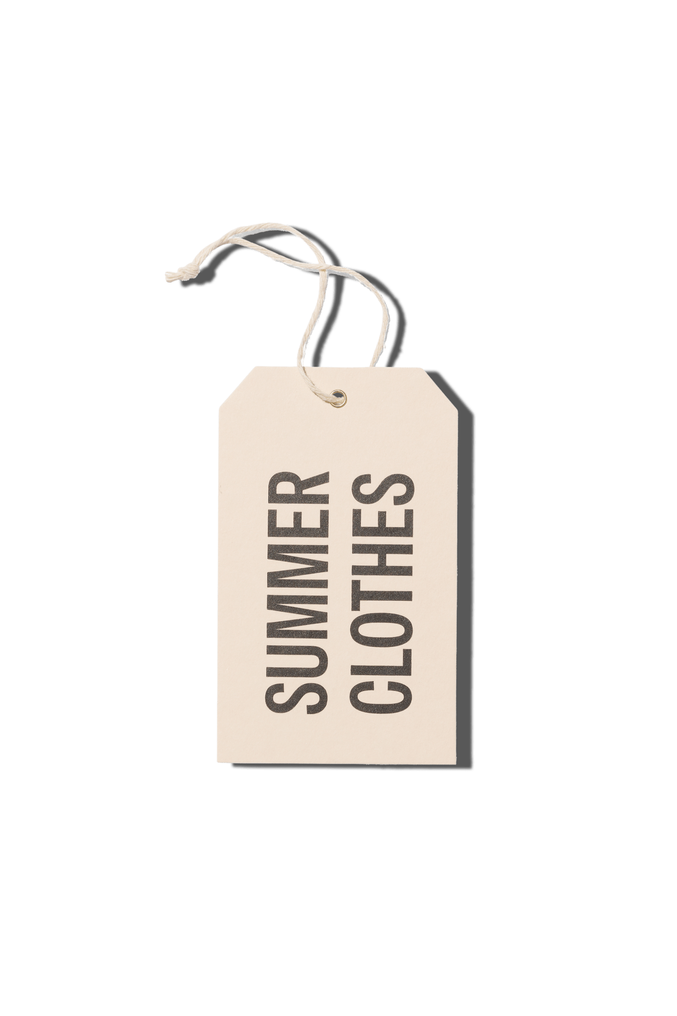 Papier Royal - "Summer Clothes" Hang Tag - Papier Royal