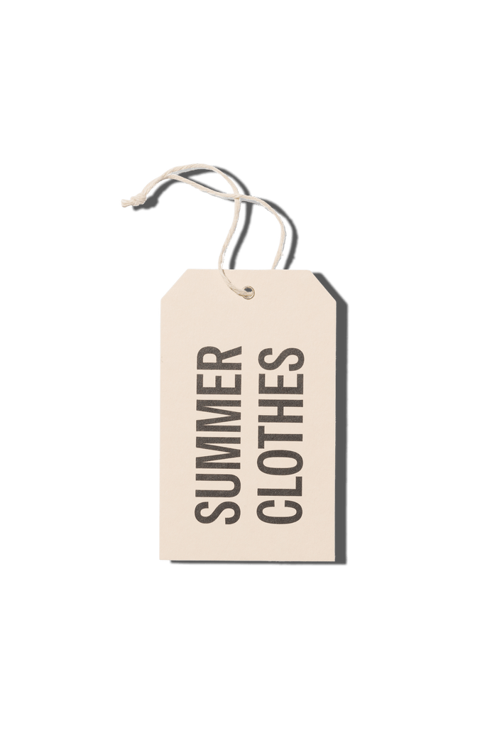 Papier Royal - "Summer Clothes" Hang Tag - Papier Royal