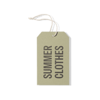 Papier Royal - "Summer Clothes" Hang Tag - Papier Royal