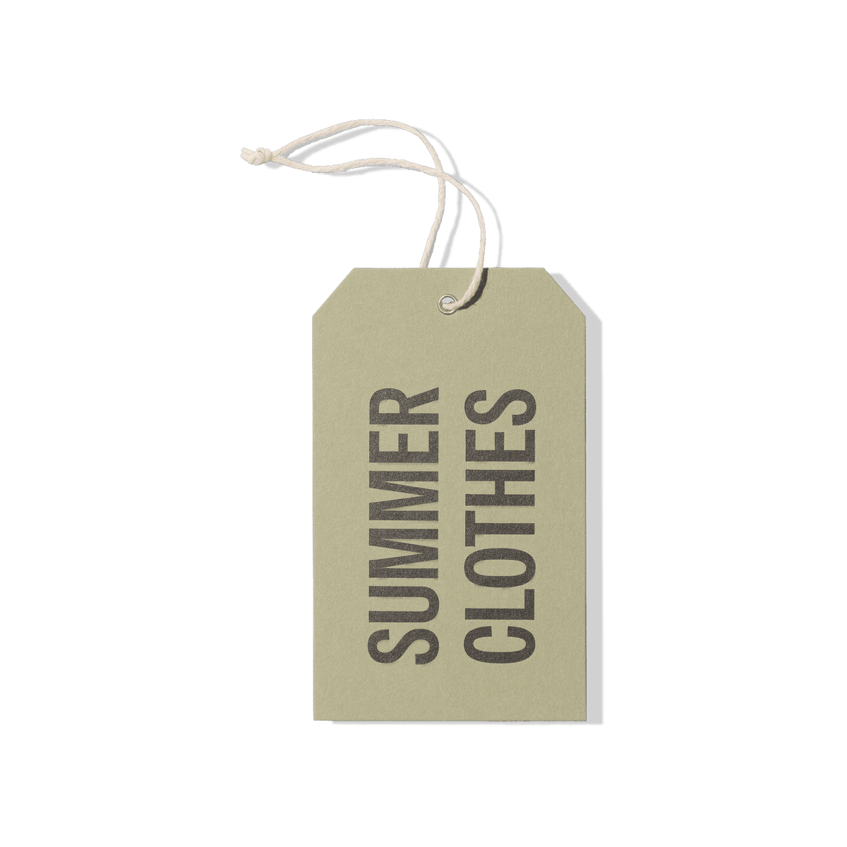 Papier Royal - "Summer Clothes" Hang Tag - Papier Royal