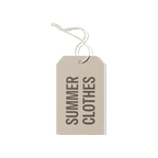 Papier Royal - "Summer Clothes" Hang Tag - Papier Royal