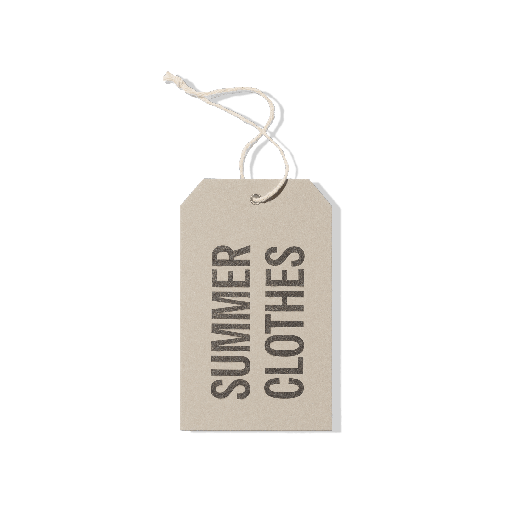 Papier Royal - "Summer Clothes" Hang Tag - Papier Royal