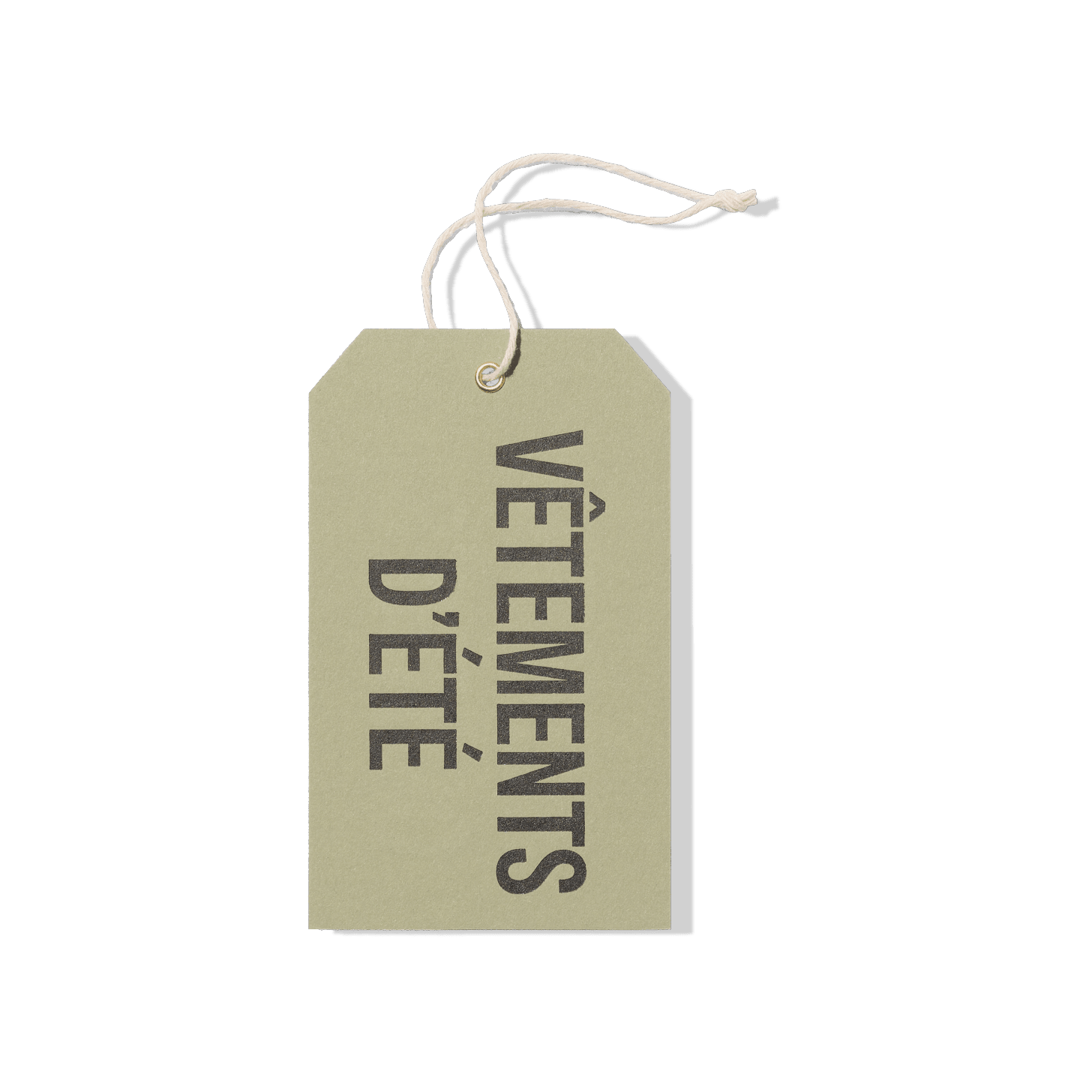 Papier Royal - "Summer Clothes" Hang Tag - Papier Royal