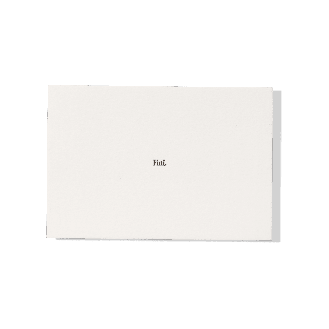 Papier Royal - This Is the End Greeting Card - Papier Royal