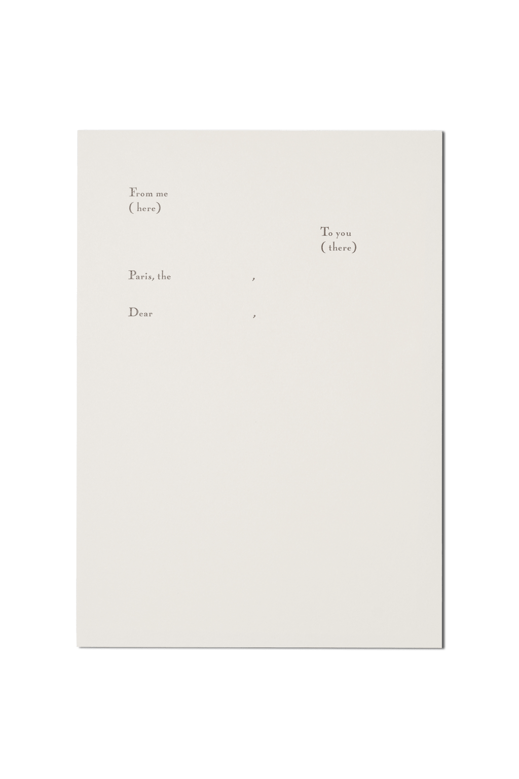 Papier Royal - Universal Letterhead paper, serif version (A4) - Papier Royal