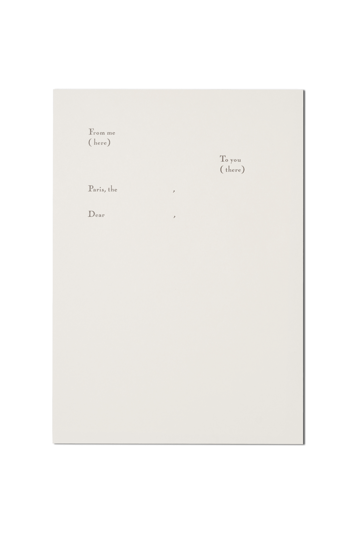 Papier Royal - Universal Letterhead paper, serif version (A4) - Papier Royal