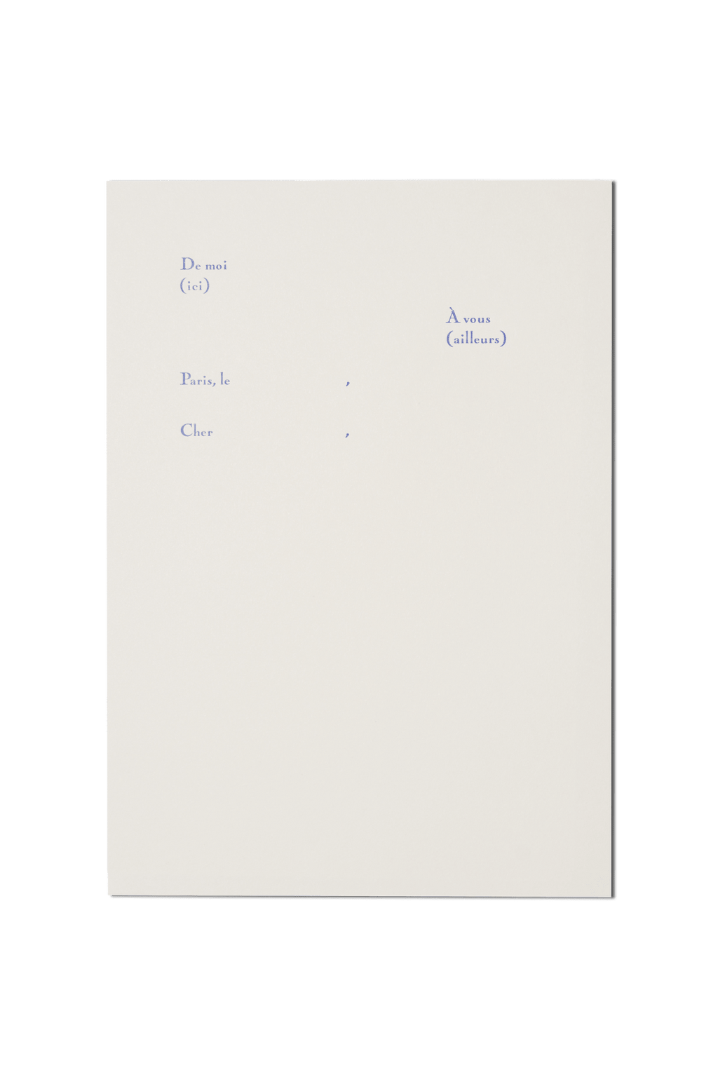 Papier Royal - Universal Letterhead paper, serif version (A4) - Papier Royal
