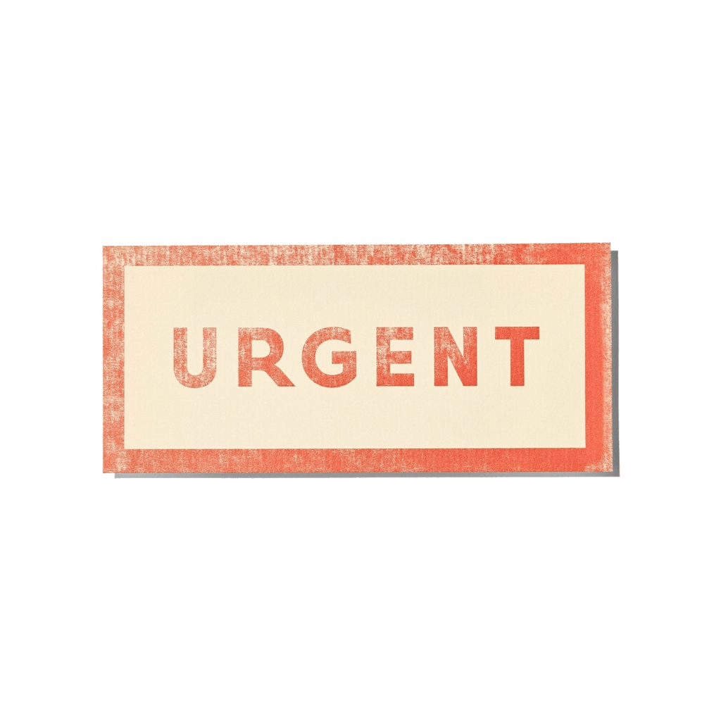 Papier Royal - "Urgent" sticker label - Papier Royal