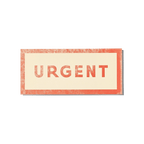 Papier Royal - "Urgent" sticker label - Papier Royal