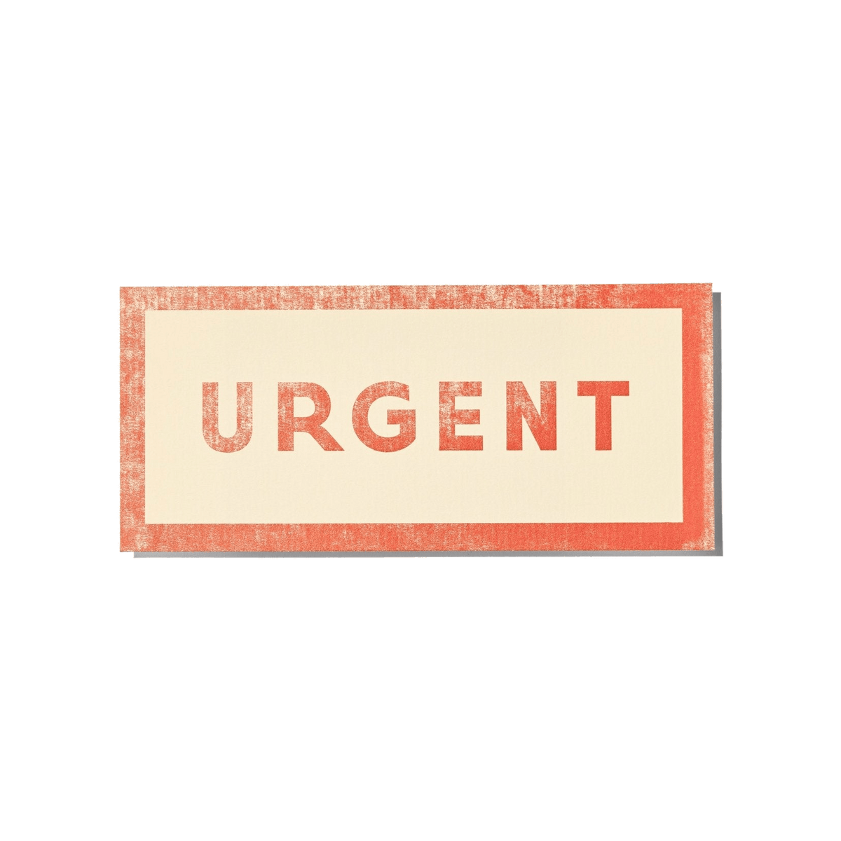 Papier Royal - "Urgent" sticker label - Papier Royal