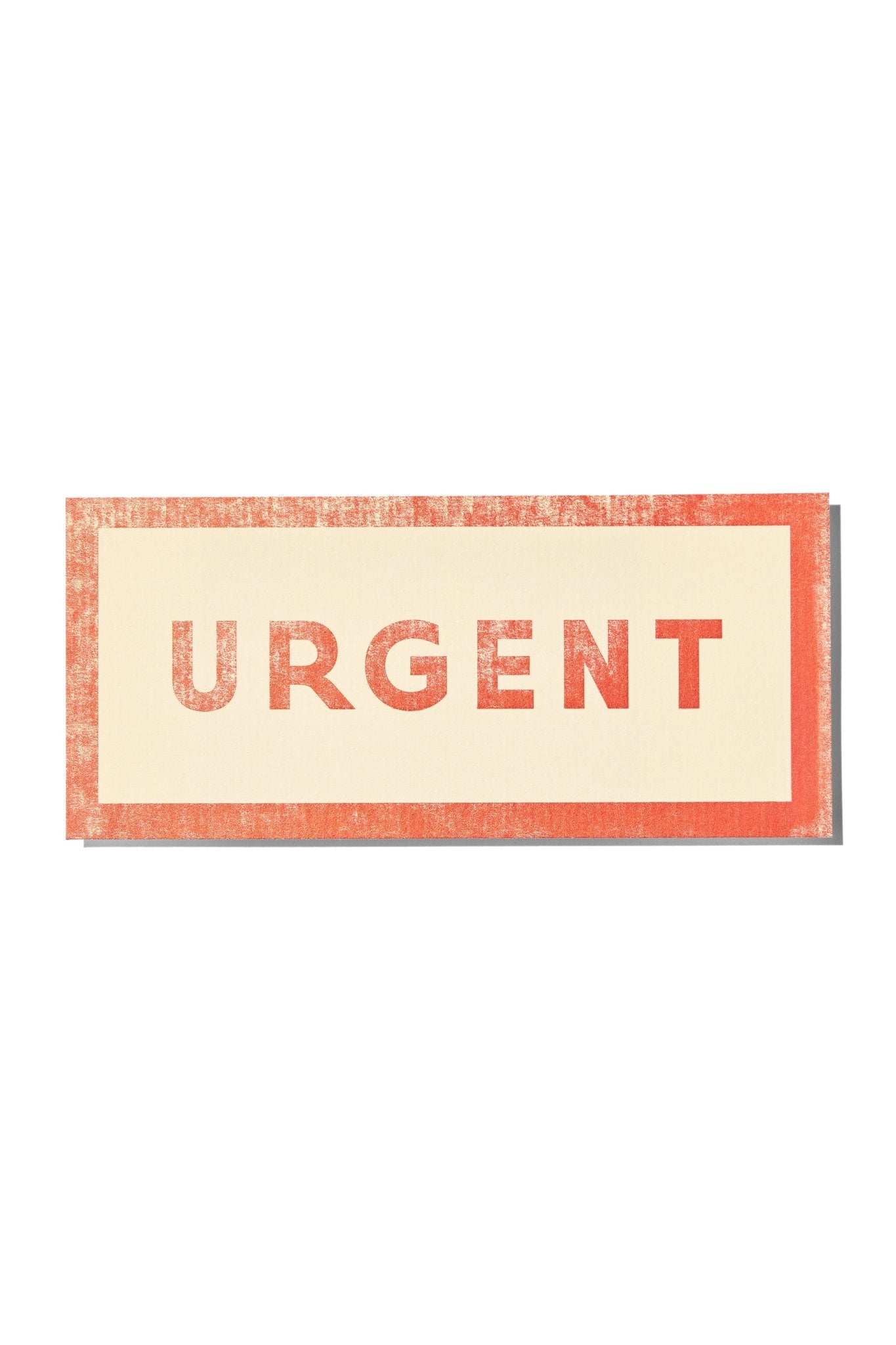 Papier Royal - "Urgent" sticker label - Papier Royal