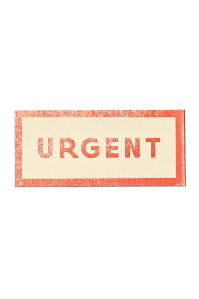 Papier Royal - "Urgent" sticker label - Papier Royal