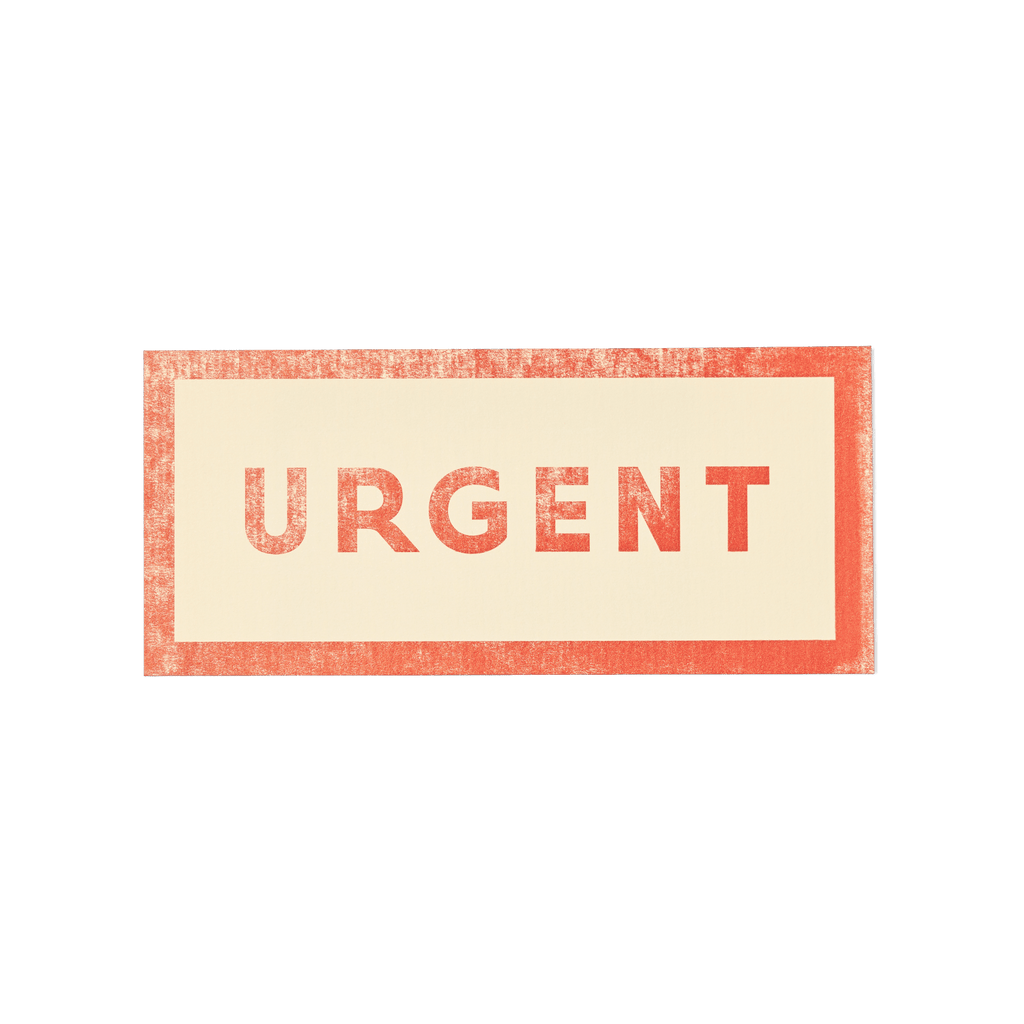 Papier Royal - "Urgent" sticker label - Papier Royal