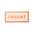 Papier Royal - "Urgent" sticker label - Papier Royal