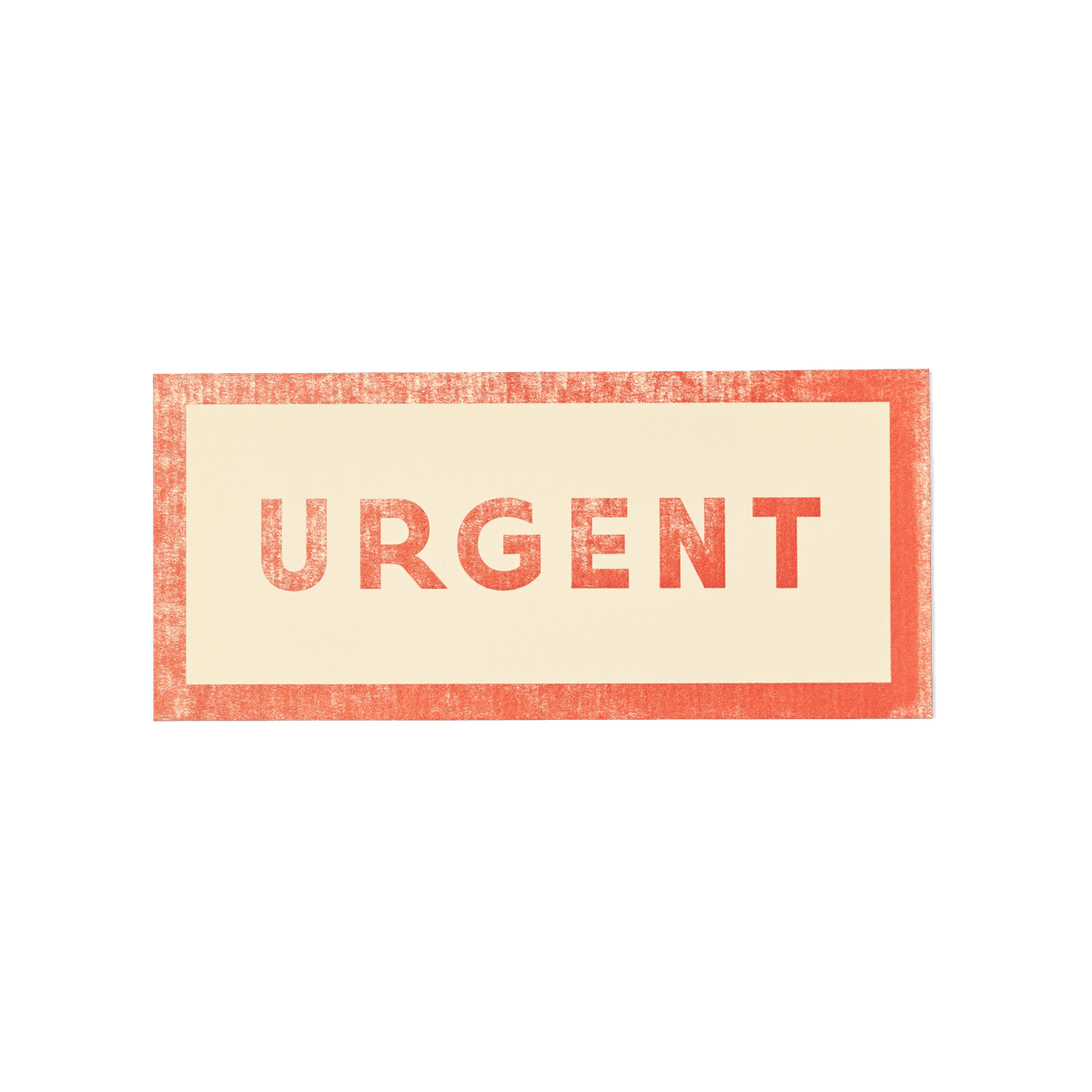 Papier Royal - "Urgent" sticker label - Papier Royal