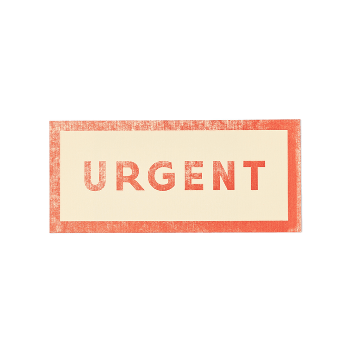 Papier Royal - "Urgent" sticker label - Papier Royal