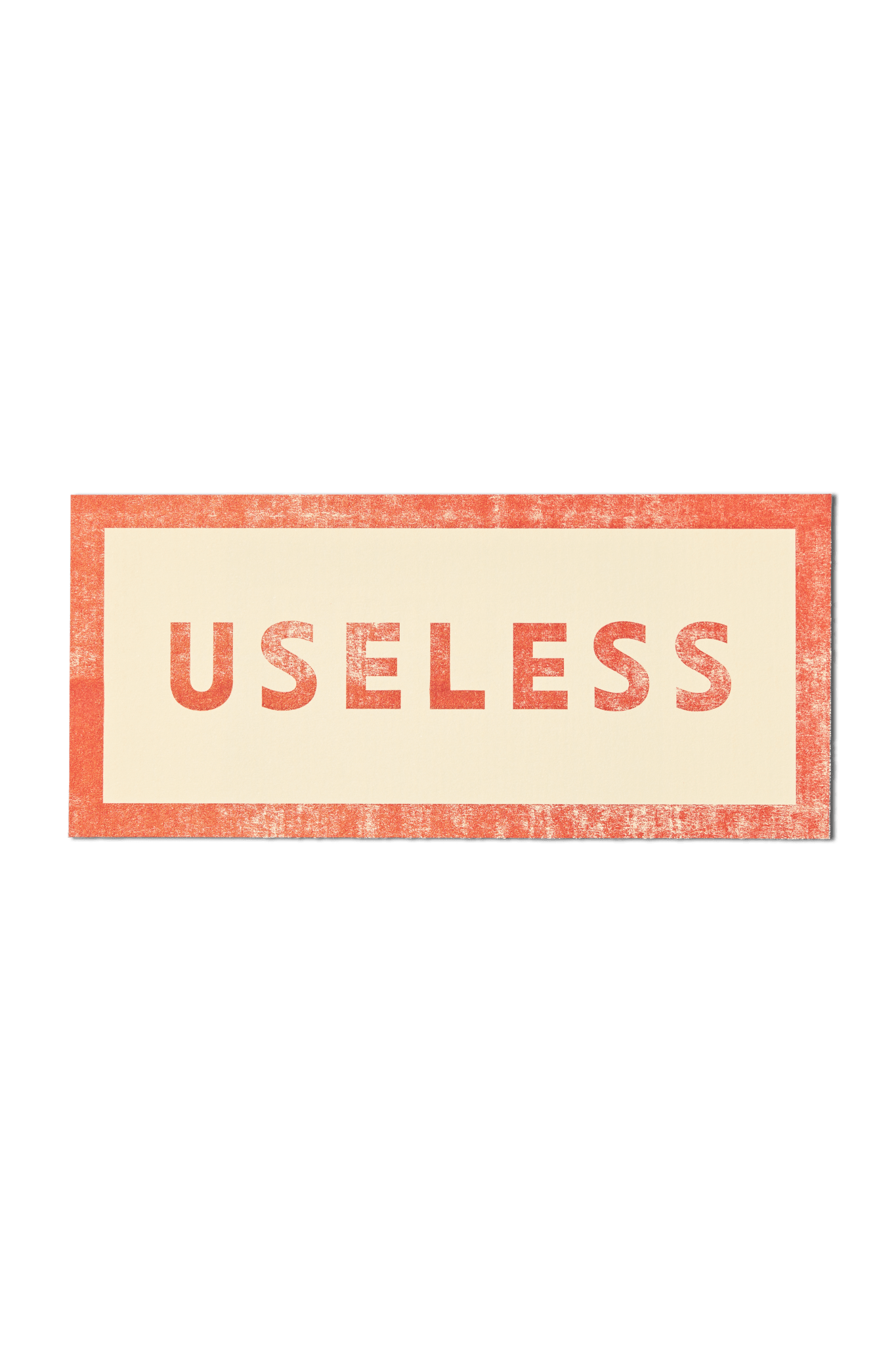 Papier Royal - "Useless" / "Nul" Sticker Label - Papier Royal