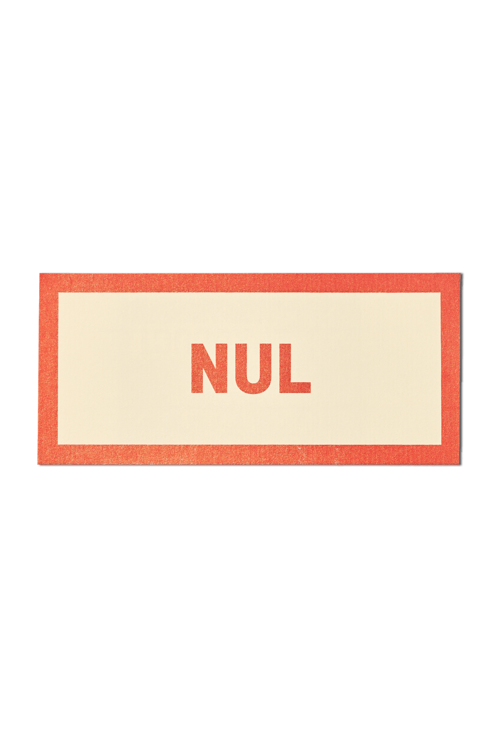 Papier Royal - "Useless" / "Nul" Sticker Label - Papier Royal