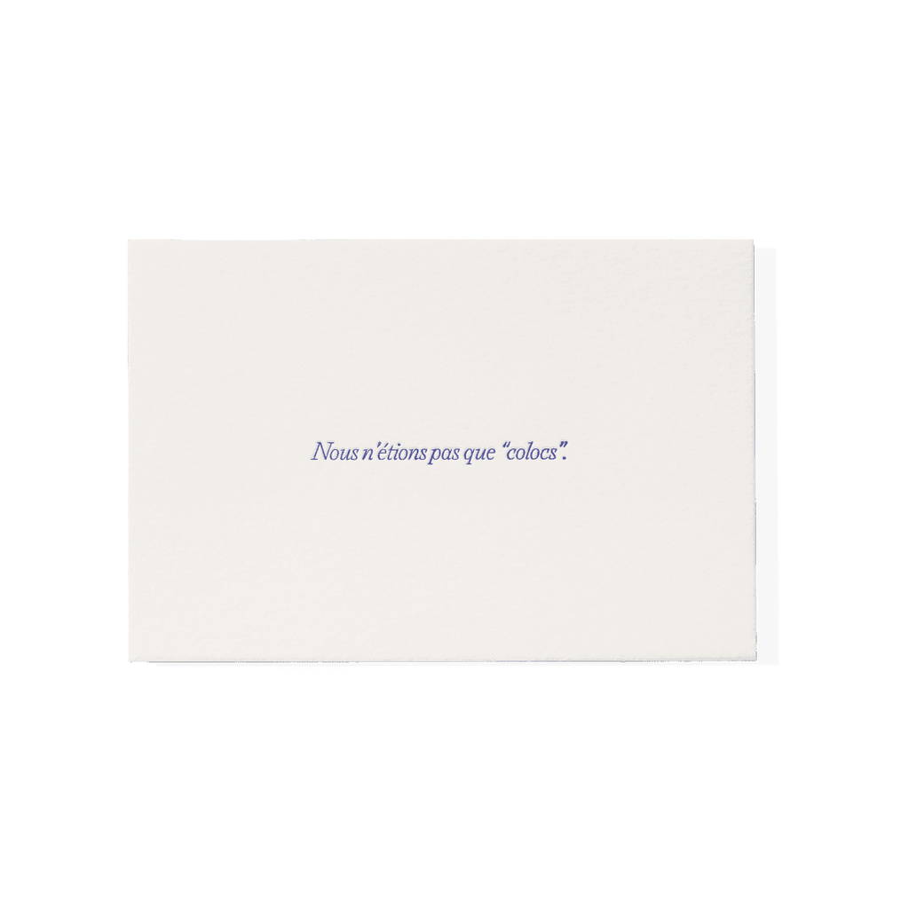 Papier Royal - "We Weren't Just 'Roommates'" Greeting Card - Papier Royal
