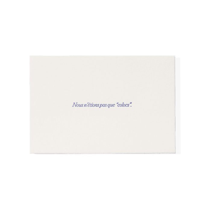 Papier Royal - "We Weren't Just 'Roommates'" Greeting Card - Papier Royal