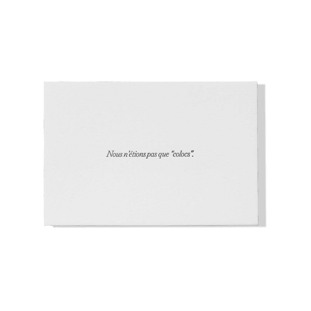 Papier Royal - "We Weren't Just 'Roommates'" Greeting Card - Papier Royal