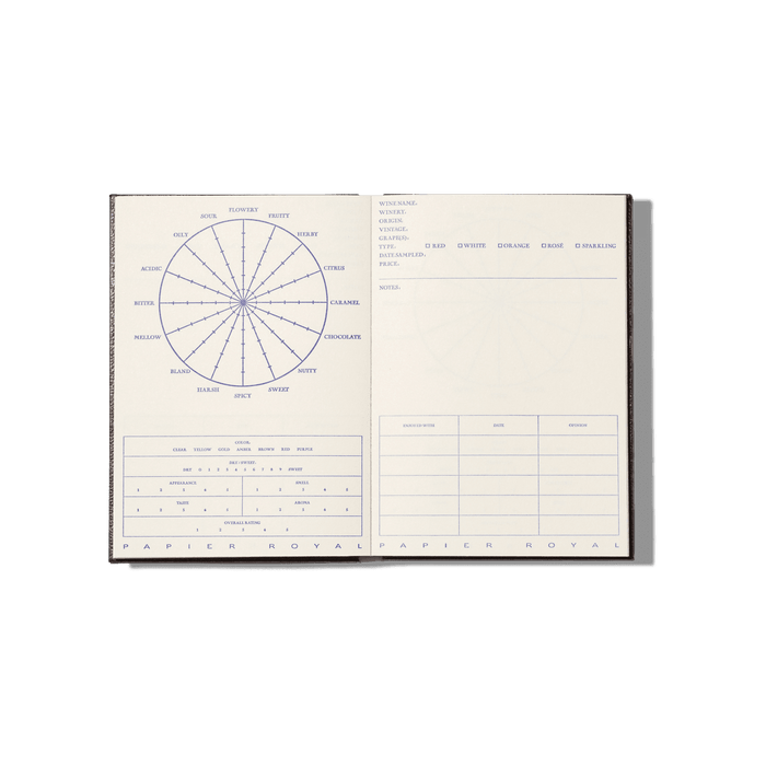 Papier Royal - Winetasting notebook - Papier Royal